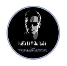 Movie - The Terminator Hasta - 4 Handmade Vinyl Decal Vehicle Cooler Laptop Movie - The Terminator Hasta - 4 Handmade Vinyl Decal Vehicle Cooler Laptop