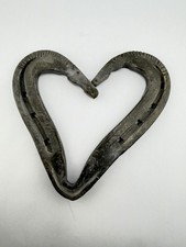 Hand Forged Horse Shoe Heart