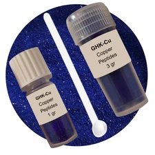 USA Copper Peptide GHK-Cu Powder, DIY Blue Copper for Best Skin or Face Cream