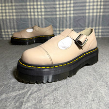 Dr. Martens Bethan Vintage Taupe Leder Slippe...