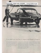 Original 1965 Jaguar Xke Coupe Vintage Print Ad