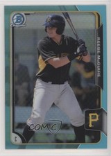 2015 Bowman Draft Chrome Sky Blue Refractor Reese McGuire #166 7ut