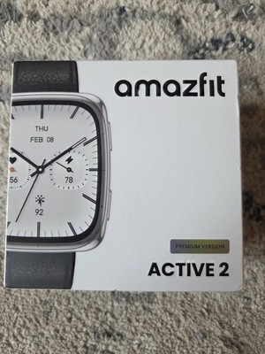 Amazfit Active 2 Premium Smart Watch (Square) Brand New SEALED