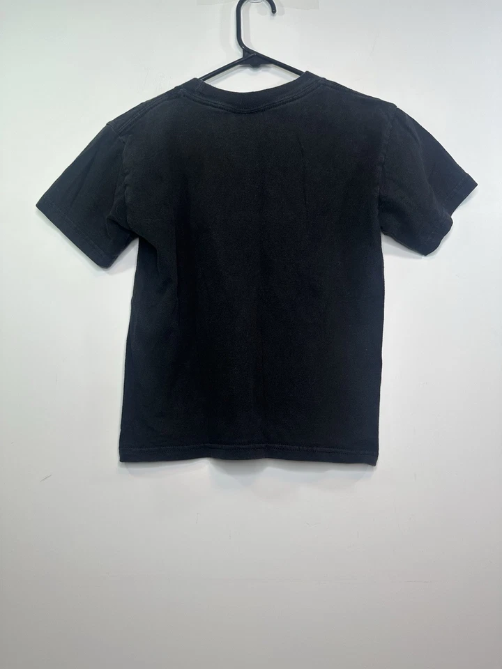 老式超人青年T恤黑色红色银色标志DC漫画尺寸S — 第 4/4 张图片