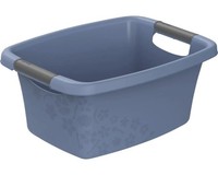 WäSchewanne Rotho Flowers 12 L Blau Matt 1751106161WS
