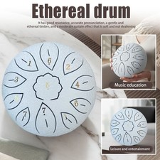 Rain Drum for Outside Garden, Steel Tongue Drum Rain Chime  Note Drum Inches 11