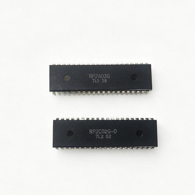 NES FC CPU + PPU Chip G Terminal Original Disassembled Chip