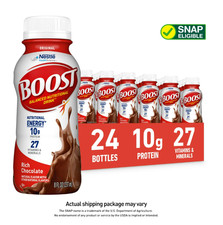 BOOST Original Nutritional Drink, Rich Chocolate, 8 fl oz, 24-Pack