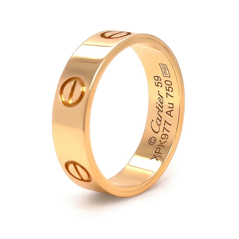 Cartier — Authentic Cartier 18ct Yellow Gold Love Ring Classic Model 6.62g RRP $3,450*
