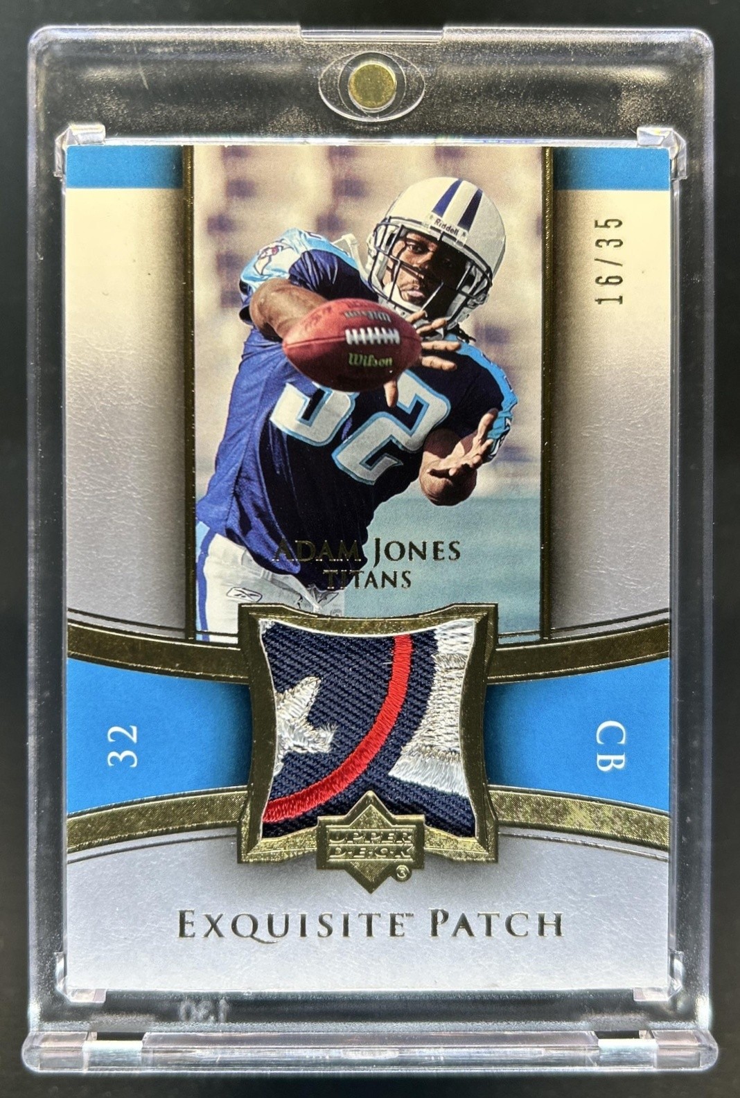 Adam Jones UD Exquisite Collection Exquisite Patch #EPAJ Gold