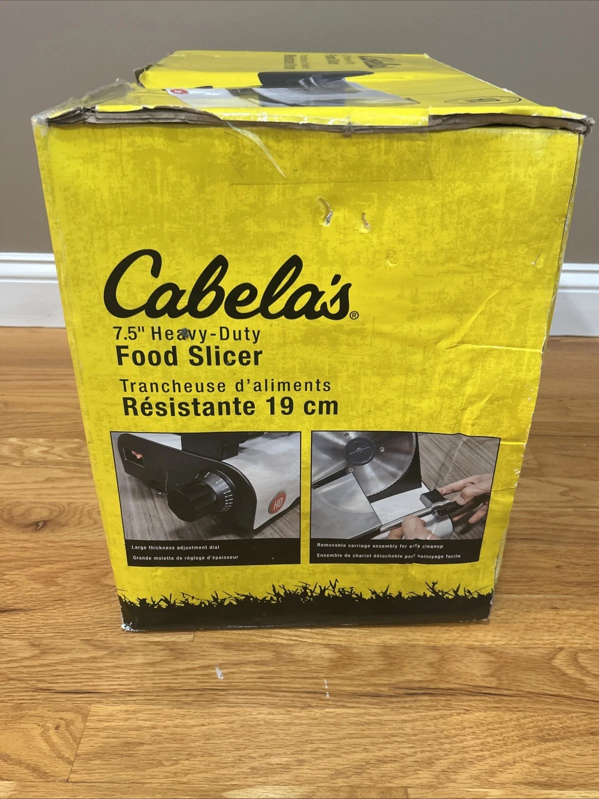 Cabela's HD HEAVY DUTY 7.5" Exclusive Food Slicer 180 Watt NEW - product detail image 10
