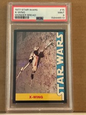 1977 Star Wars Wonder Bread X-Wing PSA 9
