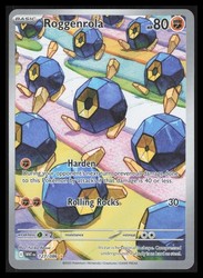 Roggenrola 127/086 Scarlet & Violet—White Flare Illustration Rare Holo