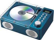 Studebaker SB3720BL Retro CD Player with Bluetooth Blue  New  Blue, Bluetoo
