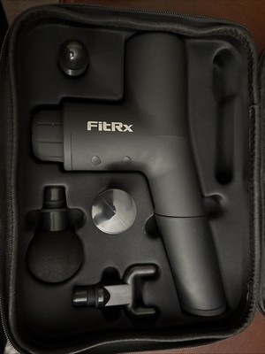 FitRx Muscle Massager Gun with Attachments and Carry Case Rechargeable