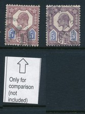 GB, 1911 5d deep reedish purple and bt blue, Somerset , SG294, cat GBP22