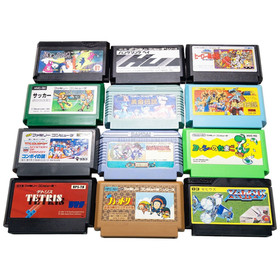 FAMICOM Tetris Dragonball yosshi etc LOT OF 12 SET NES NINTENDO AME