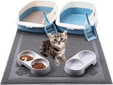 7 Pcs Kitten Litter Box Starter Kit 2 Plastic Small Kitty Litter Box Training