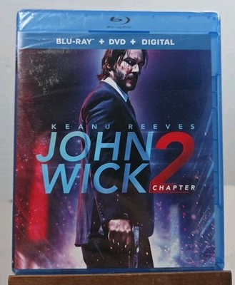 John Wick: Chapter 2 (Blu-ray, 2017) Keanu Reeves - Gun Fu Action - NEW, SEALED