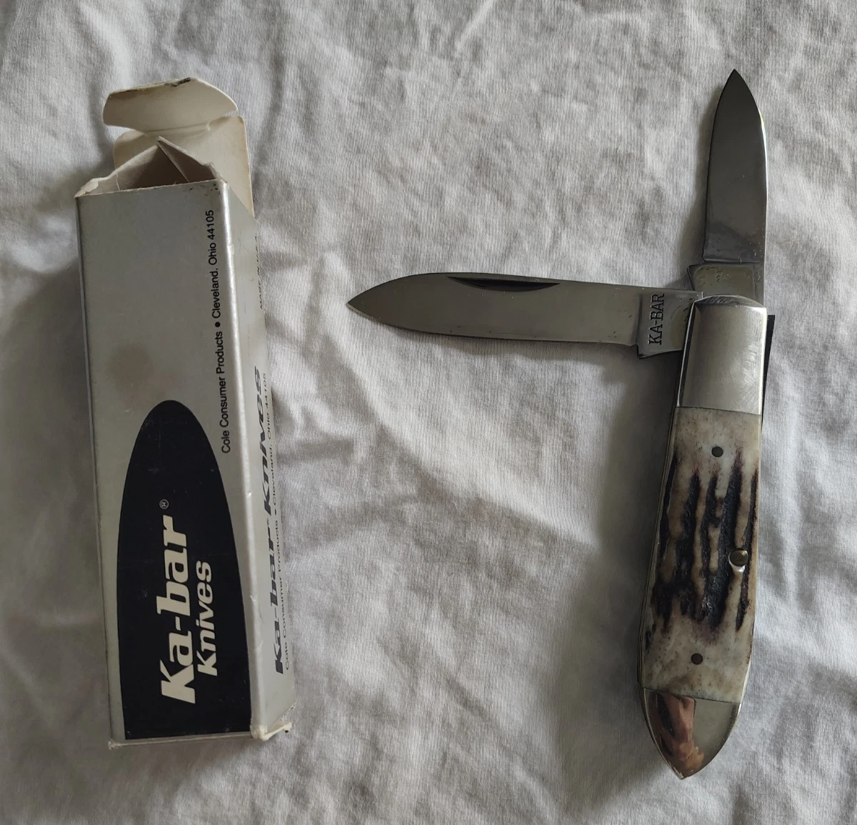 KA-BAR ビンテージ 2枚刃 スウェルセンターペンナイフ KA-BAR Vintage