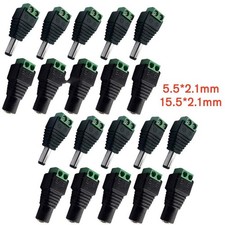 12V DC CCTV Female Male Power Connector Adapter Plug Jack Socket Cable Terminal