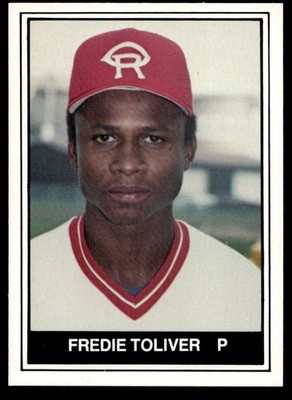 1982 TCMA Cedar Rapids Reds #7 Fredie Toliver Cedar Rapids Reds