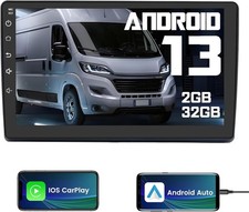 AWESAFE Autoradio per Fiat Ducato (2006-2013) Wireless CarPlay, 9'' Android 13