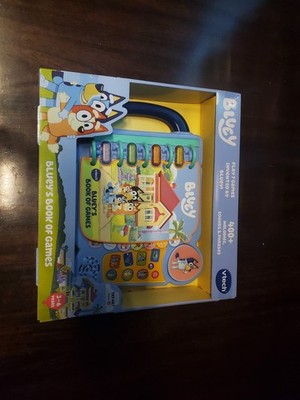 Blueys Book of Games Play Taxi, Hotel, Zoo, Claw Over 400+ Sound & Phrases Vtech