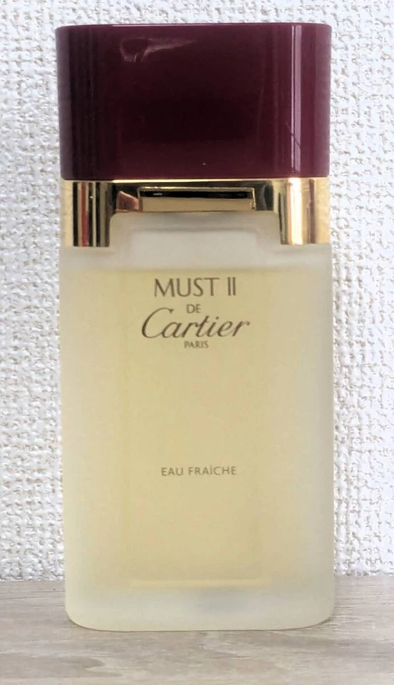 卡地亚 Must II De Cartier EAU FRIACHE 100 毫升 3.4 盎司女士停产喷雾  — 第 2/4 张图片
