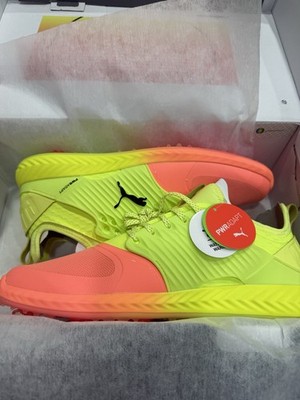 Puma IGNITE PWRADAPT Caged OSG Men s 11 Nrgy Peach Fizzy Yellow 194082 01