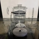 Vintage 7759 B Pyrex 9 Cup Glass Percolator Coffee Pot Flame Ware Chipped Read