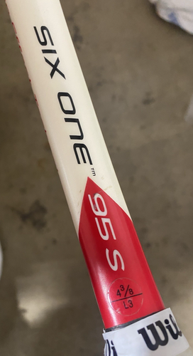 Wilson Six One 95S Spin Effect Tennis Racquet 4 3/8 - Picture 2 of 8