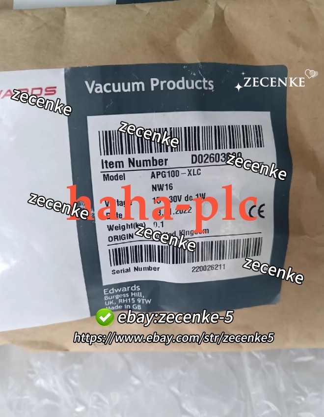 1pcs NEW Edwards D02603000 APG100-XLC NW16 vacuum gauge DHL shipping*Y
