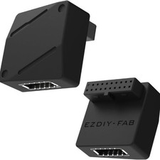 USB 3.2 Gen 1 USB 3.0 Front Panel 19 Pin to Type E 90 Degree Adapter