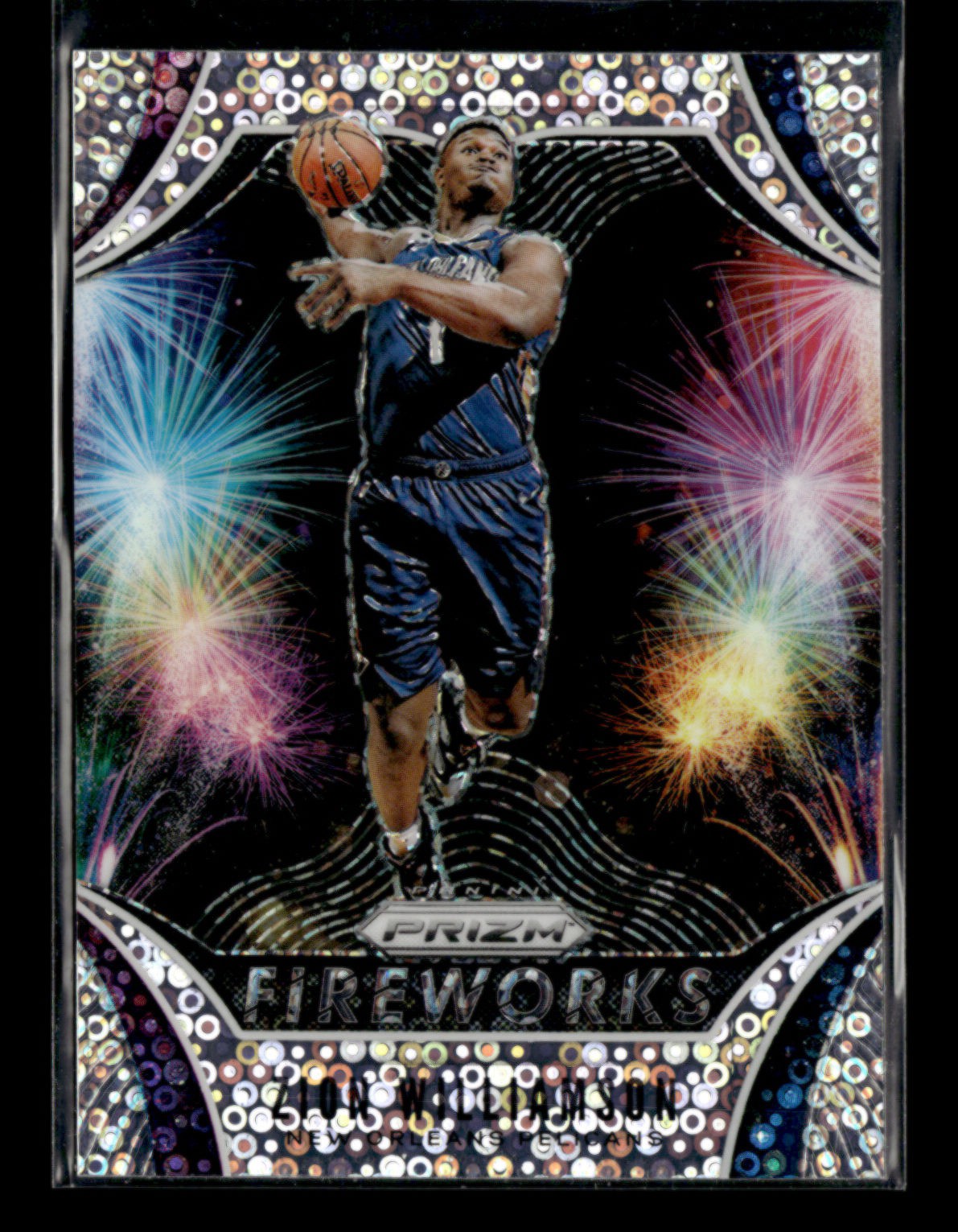 Zion Williamson 2019-20 Panini Prizm Basketball Fireworks Fast Break ② [jm67