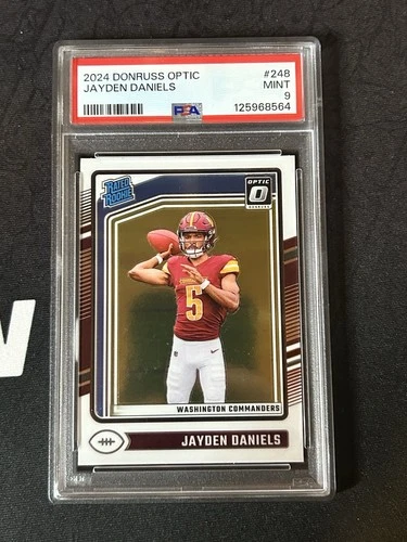 2024 Panini Donruss Optic - Rated Rookie Jayden Daniels #248 (RC) PSA 9