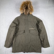 Vintage Volcom Jacket Parka Mens XL Olive Sto...