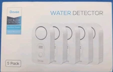 Govee Water Detector Sensor 5 Pack Model H5054 White Drip Leak Detection