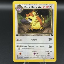 Dark Raticate 1st Edition Common Team Rocket 51/82 NM