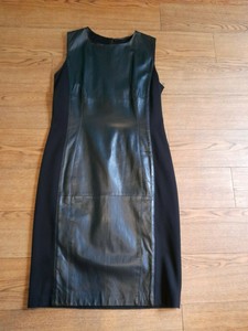 leather dress size 16