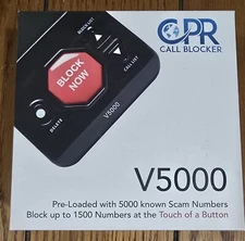 CPR V5000 Call Blocker for Landline Phones Block Robocalls Stop Spam Callers