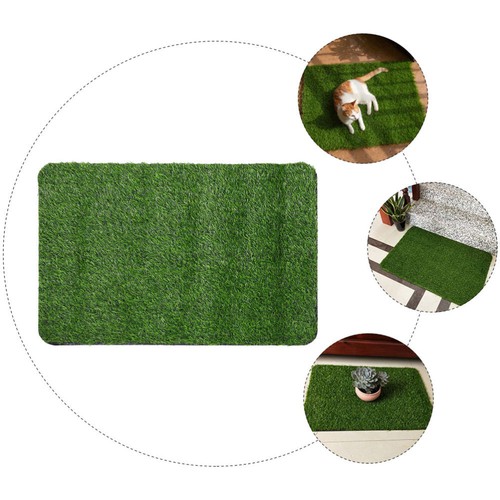 Durable Artificial Grass Floor Mat Outdoor Non Mat - Picture 4 of 12
