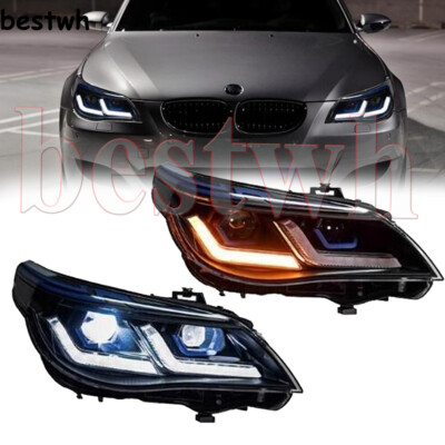 Paar für BMW 5er E60 Led Scheinwerfer E60 Style Retrofit 2003-2010 Plug and Play