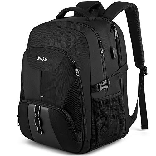 LIWAG Mochila Hombre Grande 50L Mochila Portatil 17 Pulgadas Impermeable