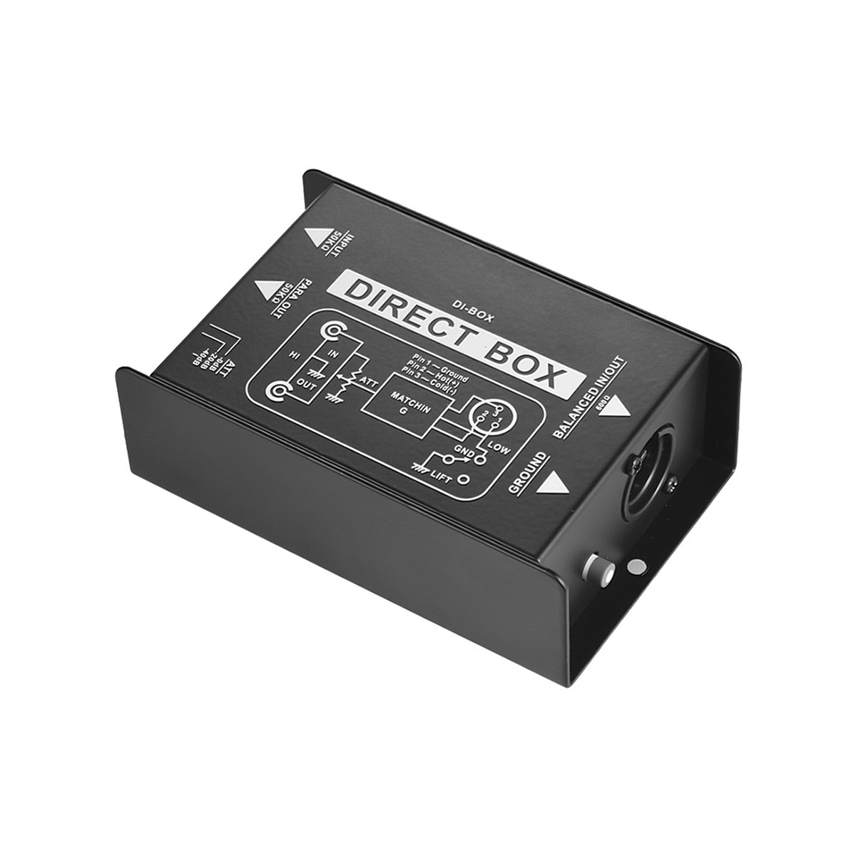 Passive Direct Box One-Channel Passive DI Box for Keyboard