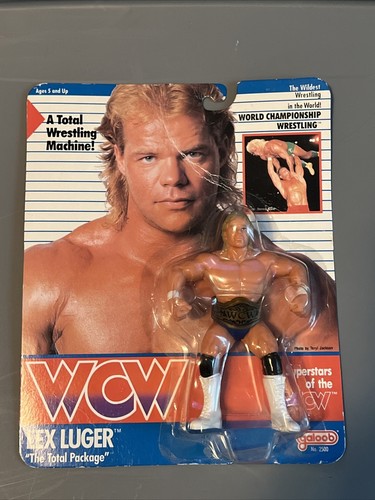 Vintage Galoob 1990 WCW Wrestling Lex Luger Action...