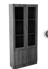 MOBILE VETRINA MODERNA NERA E