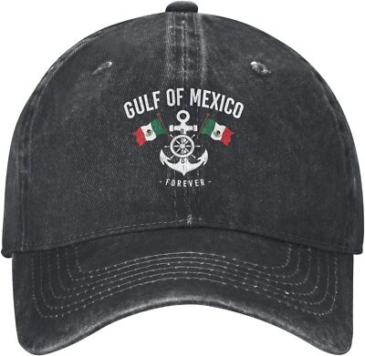 Gulf of Mexico Hat Anti Tr*mp Golf Hats Retro Dad Baseball Caps