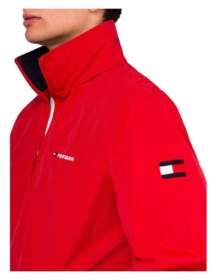 red tommy hilfiger yacht jacket