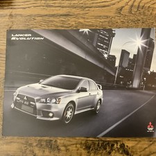 2008 MITSUBISHI LANCER EVOLUTION X MR AUSTRALIA BROCHURE